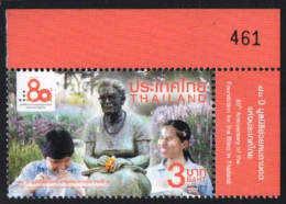 Thailand 2019. 80th Anniversary Of The Foundation For The Blind.  MNH** - Thaïlande