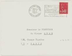 70 VESOUL DEPART HAUTE - SAONE 1971 : LES P.T.T. VOUS OFFRENT ... - Mechanical Postmarks (Advertisement)