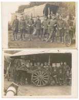 2 Cph Groupe De Soldats Américains De L"artillerie En France  1918. Troupes Américaines - War 1914-18