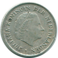 1/10 GULDEN 1970 NIEDERLÄNDISCHE ANTILLEN SILBER Koloniale Münze #NL13089.3.D.A - Niederländische Antillen