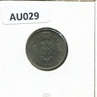 1 FRANC 1967 FRENCH Text BÉLGICA BELGIUM Moneda #AU029.E.A - 1 Franc