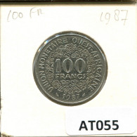 100 FRANCS CFA 1987 Western African States (BCEAO) Coin #AT055.U.A - Otros – Africa