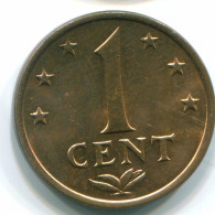 1 CENT 1977 NIEDERLÄNDISCHE ANTILLEN Bronze Koloniale Münze #S10708.D.A - Niederländische Antillen