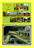 Panorama De Vannes Et Jardins Du Château (Morbihan) - CPM X2 - Frais Du Site Déduits - Vannes