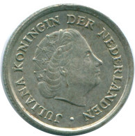 1/10 GULDEN 1966 NETHERLANDS ANTILLES SILVER Colonial Coin #NL12851.3.U.A - Niederländische Antillen