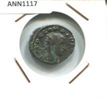 CLAUDIUS 268-270AD Romano ANTIGUO IMPERIO Moneda 2.3g/22mm # ANN1117.15.E.A - Der Soldatenkaiser (die Militärkrise) (235 / 284)