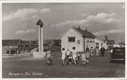 4934 80 Bergen Aan Zee, Station. (Kaart Uit Album)  - Altri & Non Classificati