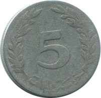 5 MILLIMES 1960 TUNESIEN TUNISIA Münze #AP236.D.A - Tunisia