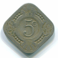 5 CENTS 1948 CURACAO NEERLANDÉS NETHERLANDS Nickel Colonial Moneda #S12398.E.A - Curacao