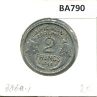 2 FRANCS 1948 FRANKREICH FRANCE Französisch Münze #BA790.D.A - 2 Francs