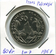 50 FRANCS 1957 FRENCH POLYNESIA Colonial Coin #AM514.U.A - Polinesia Francesa