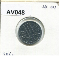 10 GROSCHEN 1985 AUSTRIA Moneda #AV048.E.A - Oesterreich