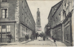 44 - NORT SUR ERDRE - Belle Animation Rue Des Halle ( Tampon ORLEANS Au Verso ) - Nort Sur Erdre