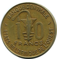 10 FRANCS CFA 1990 WESTERN AFRICAN STATES (BCEAO) Coin #AR856.U.A - Altri – Africa
