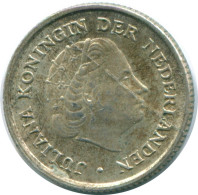 1/10 GULDEN 1963 NETHERLANDS ANTILLES SILVER Colonial Coin #NL12619.3.U.A - Antille Olandesi