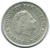 1/4 GULDEN 1963 ANTILLES NÉERLANDAISES ARGENT Colonial Pièce #NL11191.4.F.A - Niederländische Antillen