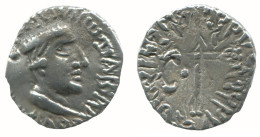 INDO-SKYTHIANS WESTERN KSHATRAPAS KING NAHAPANA AR DRACHM GREEK GRIECHISCHE Münze #AA413.40.D.A - Griegas