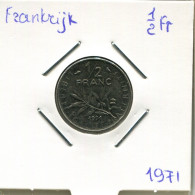 1/2 FRANC 1971 FRANCE Pièce Française #AM917.F.A - 1/2 Franc
