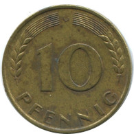 10 PFENNIG 1950 C BRD DEUTSCHLAND Münze GERMANY #AD841.9.D.A - 10 Pfennig