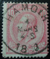 BELGIQUE N°46 Oblitéré - 1884-1891 Leopold II.