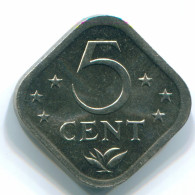 5 CENTS 1980 NETHERLANDS ANTILLES Nickel Colonial Coin #S12316.U.A - Antille Olandesi