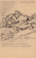 AK Der Sichere Schuß - Halt Still Maxe... - Künstlerkarte Pommerhanz München - Humor - Feldpost 1917 (69357) - Oorlog 1914-18