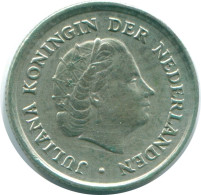 1/10 GULDEN 1966 NIEDERLÄNDISCHE ANTILLEN SILBER Koloniale Münze #NL12926.3.D.A - Netherlands Antilles