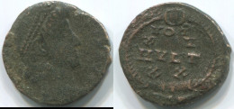 LATE ROMAN EMPIRE Follis Antique Authentique Roman Pièce 1.3g/13mm #ANT2129.7.F.A - El Bajo Imperio Romano (363 / 476)