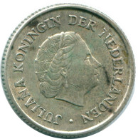 1/4 GULDEN 1963 NIEDERLÄNDISCHE ANTILLEN SILBER Koloniale Münze #NL11217.4.D.A - Niederländische Antillen