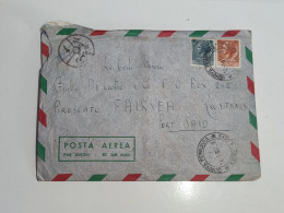 Lettera Via Aerea Da Genova Per Porto Said Egitto Del 1954 - Poste Aérienne