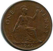 PENNY 1949 UK GBAN BRETAÑA GREAT BRITAIN Moneda #BB030.E.A - D. 1 Penny
