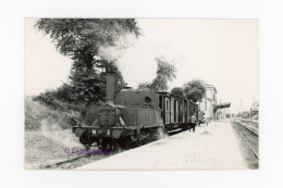 Photo Locomotive CFL Limagne 3 Gare Vertaizon Puy De Dôme 63 Auvergne France Train Chemin Fer Motrice Vapeur Billom VNS - Trenes