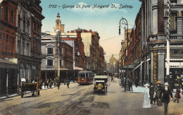 CPA AUSTRALIE / GEORGE St.FROM MARGARET St.SYDNEY - Sonstige & Ohne Zuordnung