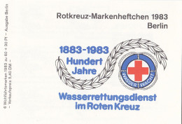 BERLIN  DRK-MH Mit 6x 704, Gestempelt, Formnummer "1", Rotes Kreuz, Wohlfahrt 1983 - Autres & Non Classés