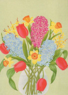 FLOWERS Vintage Ansichtskarte Postkarte CPSM #PAR097.A - Flowers