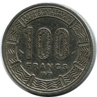 100 FRANCS 1975 KAMERUN CAMEROON Münze #AP854.D.A - Cameroun