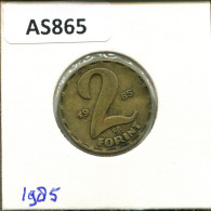 2 FORINT 1985 HUNGARY Coin #AS865.U.A - Hongarije