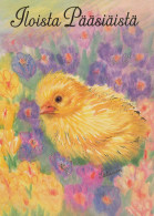 EASTER CHICKEN EGG Vintage Postcard CPSM #PBP022.A - Pâques