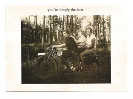 CPA  You Re Simply The Best   Motocycliste   NON CIRCULEE  (1618) - Coppie