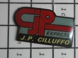 912c Pin's Pins / Beau Et Rare / MARQUES / CJP EXPRESS JP CILLUFFO FOSQUIFFO ! - Merken