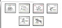 DH69 -TIMBRES DDR - JEUX OLYMPIQUES TOKYO 1964 - JUDO - CYCLISME - EQUITATION - VOLLEY BALL - PLONGEON - ATHLETISME - Estate 1964: Tokio