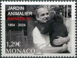 MONACO - 2024 - STAMP MNH ** - 70 Years Of Rainier III's Zoological Gardens - Unused Stamps