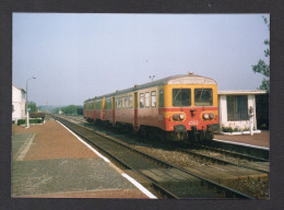 (12/05/24) BELGIQUE-CPM FLORENVILLE - BELLE PHOTO TRAIN EN GARE - Florenville