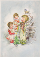 ANGELO Buon Anno Natale Vintage Cartolina CPSM #PAG920.A - Angeli