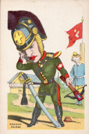 (12/05/24) THEME MILITARIA-CPA DRAGON SUISSE - Uniformi