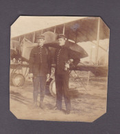 Photo Originale Amateur Aviation Avion à Identifier Militaires 15è Et 55è Regiment  3890 - Aviazione