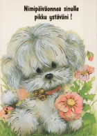 CANE Animale Vintage Cartolina CPSM #PAN754.A - Perros