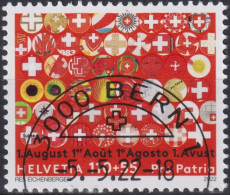 2022 Schweiz Pro Patria, 1. August Abzeichen 1973-2022 ⵙ Zum:CH B346, Mi:CH 2793, Yt:CH 2729 - Used Stamps