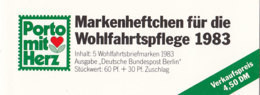 BERLIN  BAG-MH 1 B, Mit 5x 704, Gestempelt, Wohlfahrt 1983 - Booklets