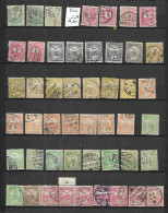 HONGRIE-93 TRES BEAUX VIEUX TIMBRES NEUFS ET OBLITERES-SERIES COMPLETES-1 PERFORE-PAS D'EMINCES-DEPUIS 1874-76-2 SCANS - Oblitérés